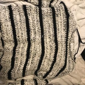 calvin klein grey and black sweater